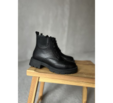 Ботинки броги черные